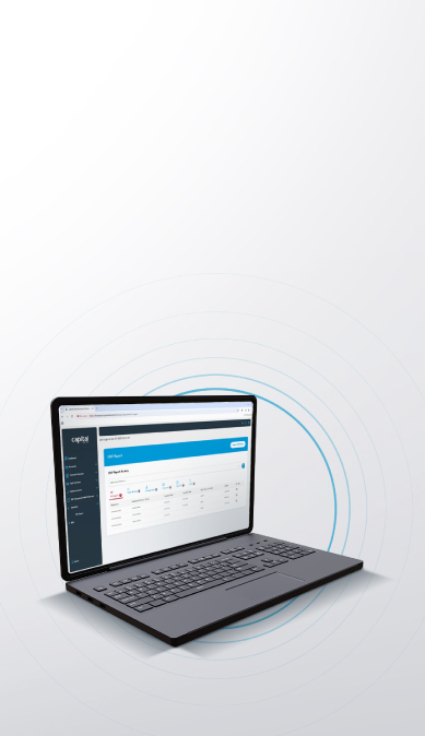 التقرير الائتماني كريف عبر منصة كابيتال بنك الإلكترونية للأعمال.